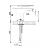 Kohlman Experience QB130E 1-otworowa bateria bidetowa