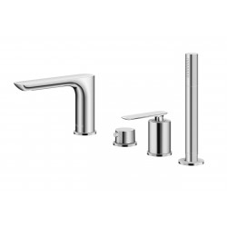 Kohlman Experience QB244E 4-otworowa bateria wannowa