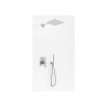 Kohlman Experience QW210EQ25 zestaw prysznicowy z deszczownicą 25cm i słuchawką