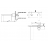Kohlman Experience Black QW185EB podtynkowa bateria umywalkowa