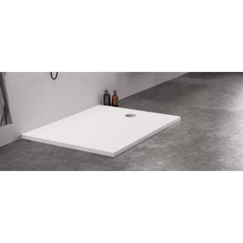 New Trendy Brodzik NEX konglomeratowy prostokątny 100x80x3,5