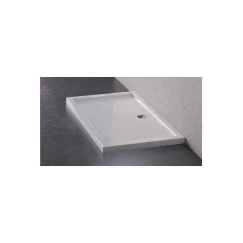 New Trendy BRODZIK PRYSZNICOWY CANTARE PROSTOĄTNY 100X80X6 GŁ. 3,5CM - 90 (OBUDOWA ZINTEGROWANA, PODSTAWA POSADZKA)