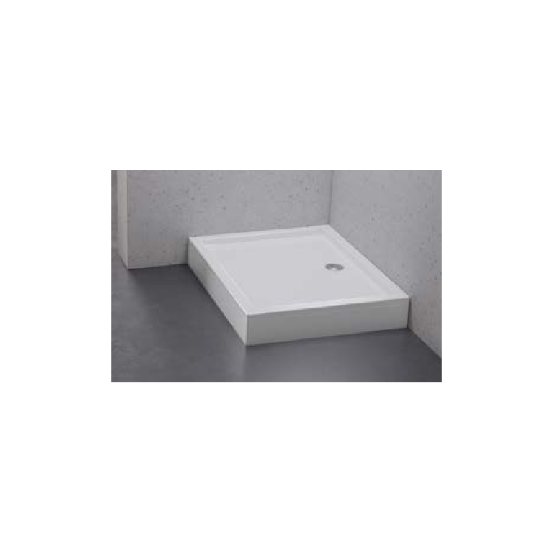 New Trendy Brodzik prysznicowy CANTARE prostokątny 100x80x15,5 gł. 3,5cm - 90 (obudowa zdejmowana, podstawa stelaż)