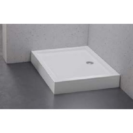 New Trendy Brodzik prysznicowy CANTARE prostokątny 100x80x15,5 gł. 3,5cm - 90 (obudowa zdejmowana, podstawa stelaż)