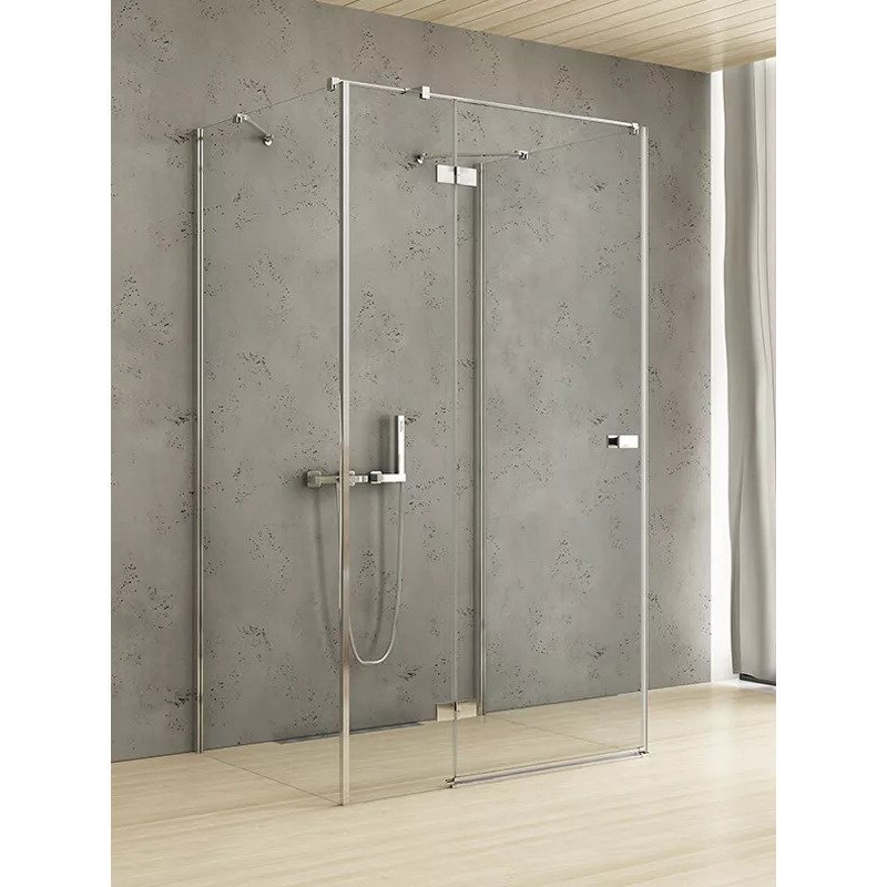 New Trendy Kabina prysznicowa REFLEXA L prostokątna przyścienna 80x90x200 drzwi uchylne pojedyncze