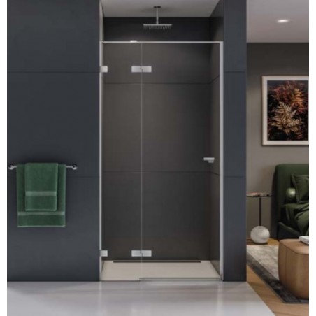 New Trendy Eventa drzwi prysznicowe 90 cm wnękowe prawe chrom/szkło przezroczyste EXK-0131
