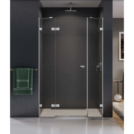 New Trendy Eventa drzwi prysznicowe 150 cm wnękowe prawe chrom/szkło przezroczyste EXK-0149