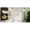 Schedline Brodzik kwadratowy Protos White Stone