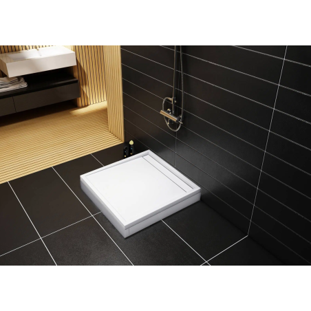 Schedline Panel akrylowy Smooth White do brodzików niskich (prostokątne)