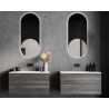 Lustro Valentina Black LED
