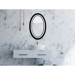Lustro Ophelia Black elipsa