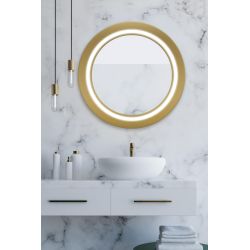 Lustro Ophelia Gold koło