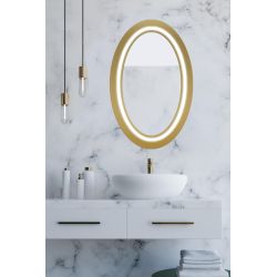 Lustro Ophelia Gold Elipsa