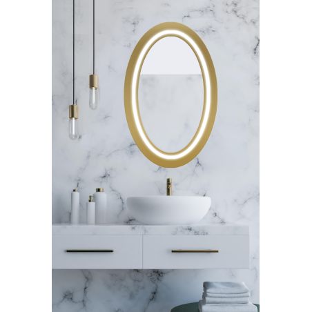Lustro Ophelia Gold Elipsa Lustro Ophelia Gold Elipsa