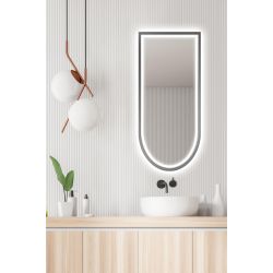 Lustro Puro Silver łuk LED
