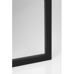 Lustro w ramie F-1 czarny mat