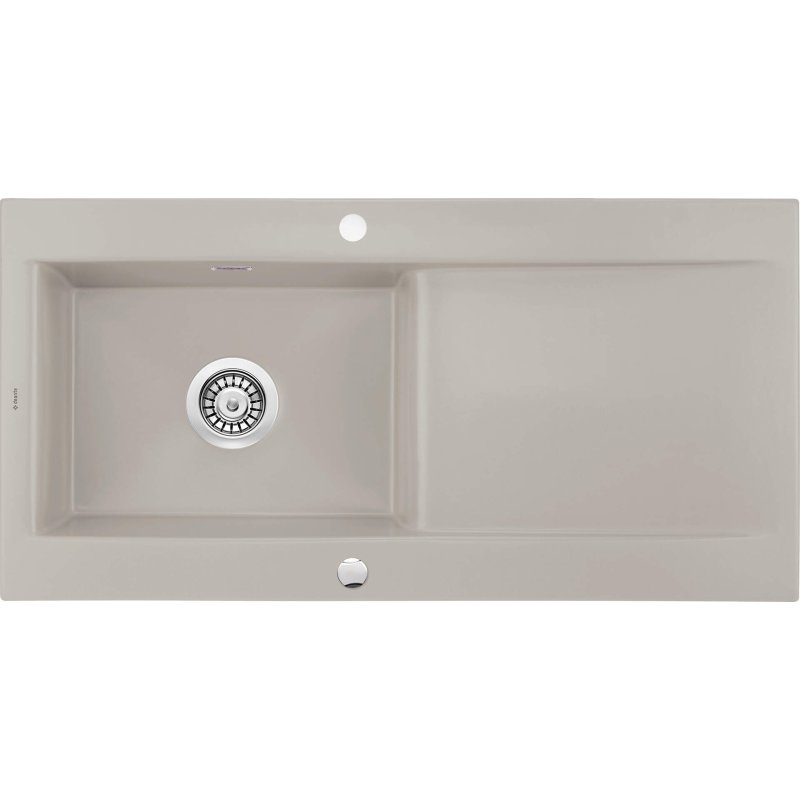 Zlewozmywak ceramiczny 1-komorowy z ociekaczem