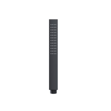 Zestaw prysznicowy Corsan Ango czarny z deszczownicą 25 cm, baterią termostatyczną, słuchawką i wylewką