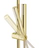 Zestaw natryskowy z termostatem Kolumna Corsan LUGO Deszczownica 25cm Złota
