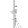 Zestaw natryskowy Kolumna prysznicowa Corsan ANGO Deszczownica 25cm Chrom