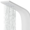 Panel prysznicowy Corsan Alto A017 Mieszacz Biały Deszczownica LED