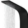 Panel prysznicowy Corsan ALTO Mieszacz Czarny Deszczownica LED