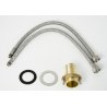 Bateria umywalkowa Corsan CMB3016BL Ango czarna