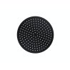 Deszczownica natryskowa Corsan CMDO30BL SLIM stalowa czarna okrągła 30 cm