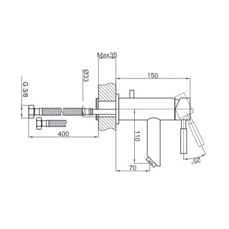 Kohlman Roxin 1-otworowa bateria umywalkowa