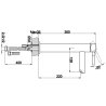 Kohlman Roxin black 1-otworowa bateria umywalkowa
