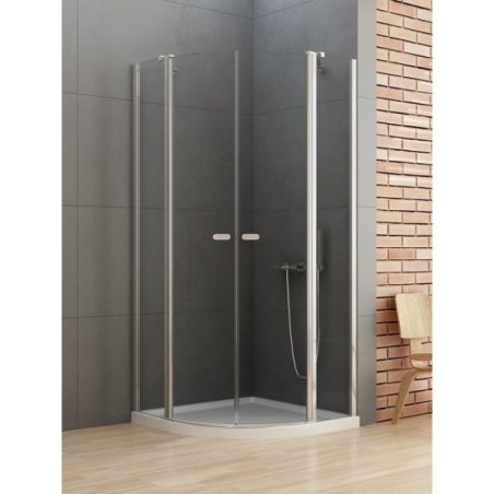KABINA NEW SOLEO 2D PÓŁOKRĄGŁA CZYSTE 6mm ACTIVE SHIELD 2.0