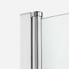 KABINA NEW SOLEO 1D PÓŁOKRĄGŁA 90x90x195cm U CZYSTE 6mm ACTIVE SHIELD 2.0
