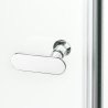 KABINA NEW SOLEO 1D PÓŁOKRĄGŁA 90x90x195cm U CZYSTE 6mm ACTIVE SHIELD 2.0