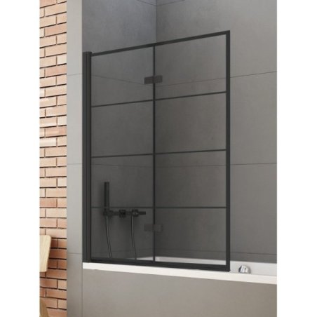 PARAWAN NAWANNOWY NEW SOLEO BLACK 1D 100x140 CZYSTE 6mm ACTIVE SHIELD 2.0 WZÓR KRATKA