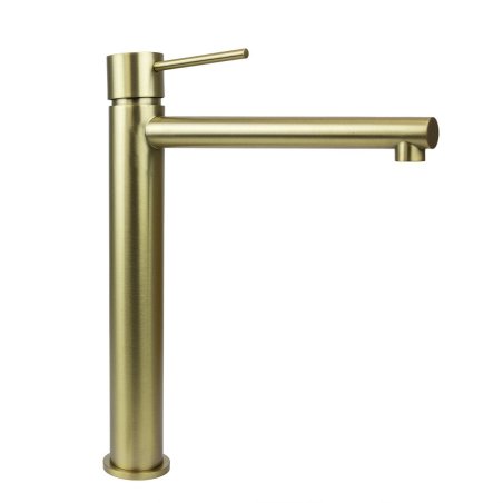 Bateria umywalkowa Corsan CMB7512BGL Lugo wysoka Złoto Szczotkowane