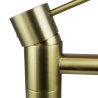 Bateria umywalkowa Corsan CMB7512BGL Lugo wysoka Złoto Szczotkowane