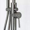 Bateria wannowa wolnostojąca Corsan Lugo CMB7535GM GunMetal